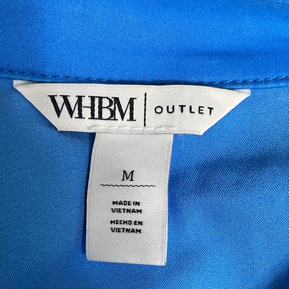 White House Black Market Vibrant Blue Jean Jacket - Picture 2 of 11